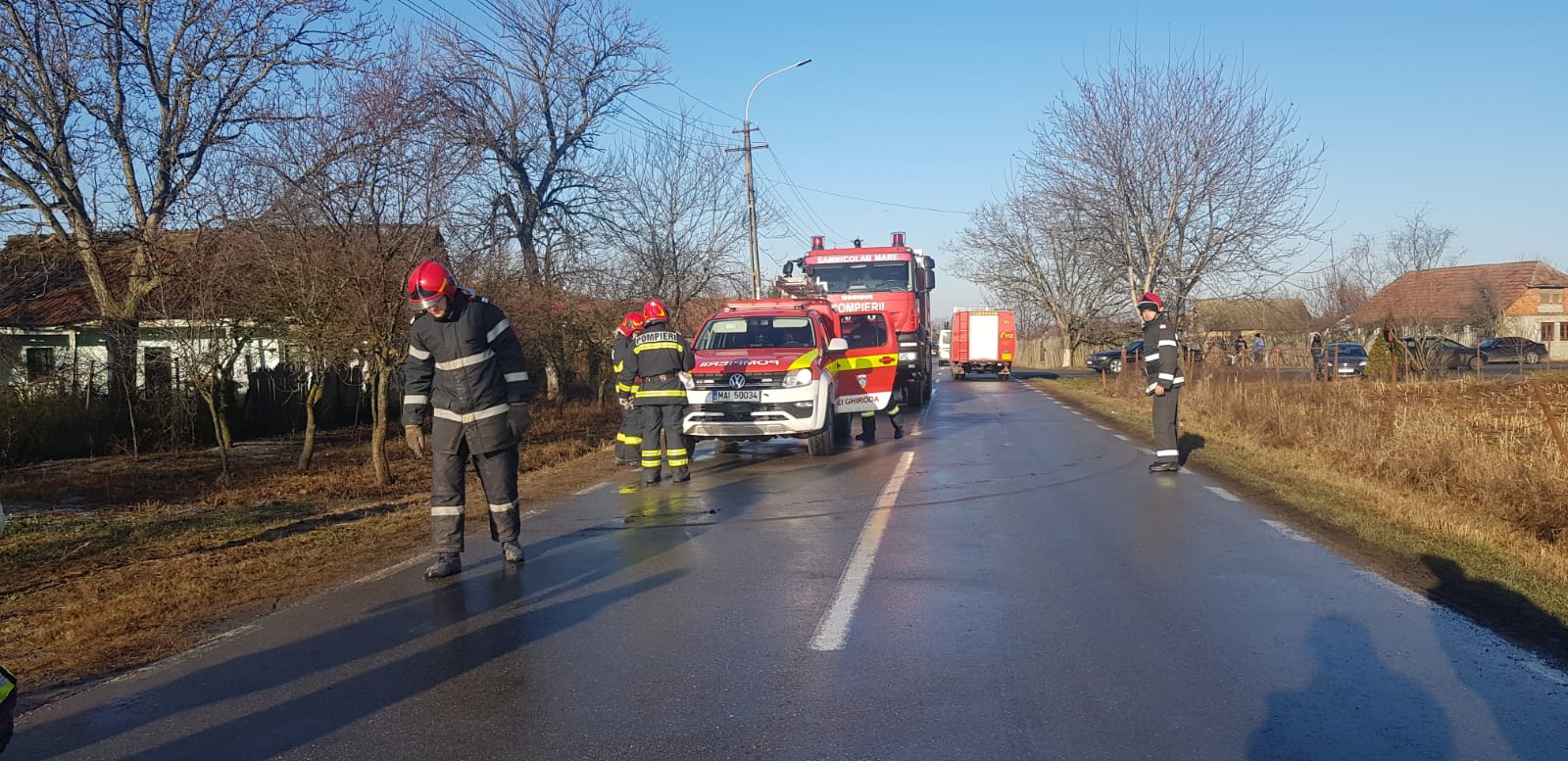 Accident cu șase victime, la ieșire din Gelu spre Timișoara