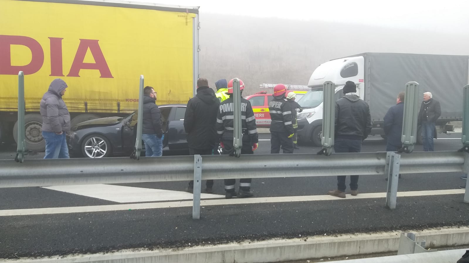 Accident cu două victime pe auotstrada, în apropiere de Lugoj