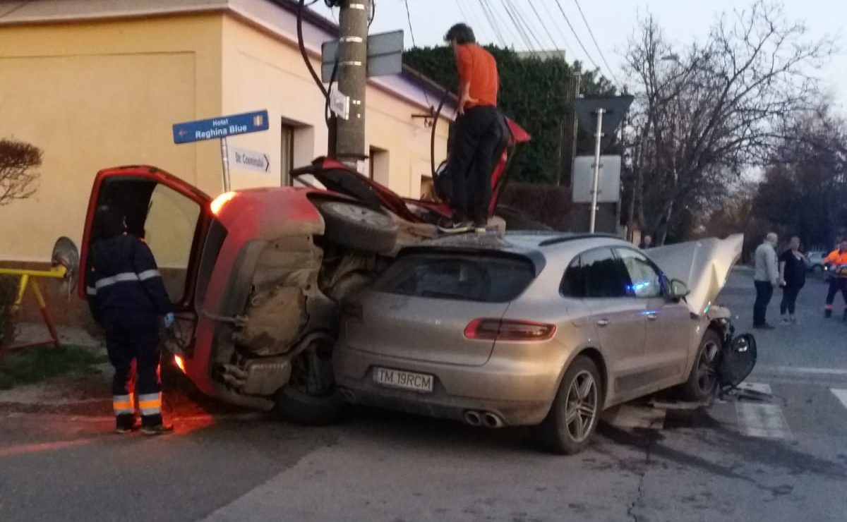 Accident cu o victimă, pe strada Cozia din Timișoara