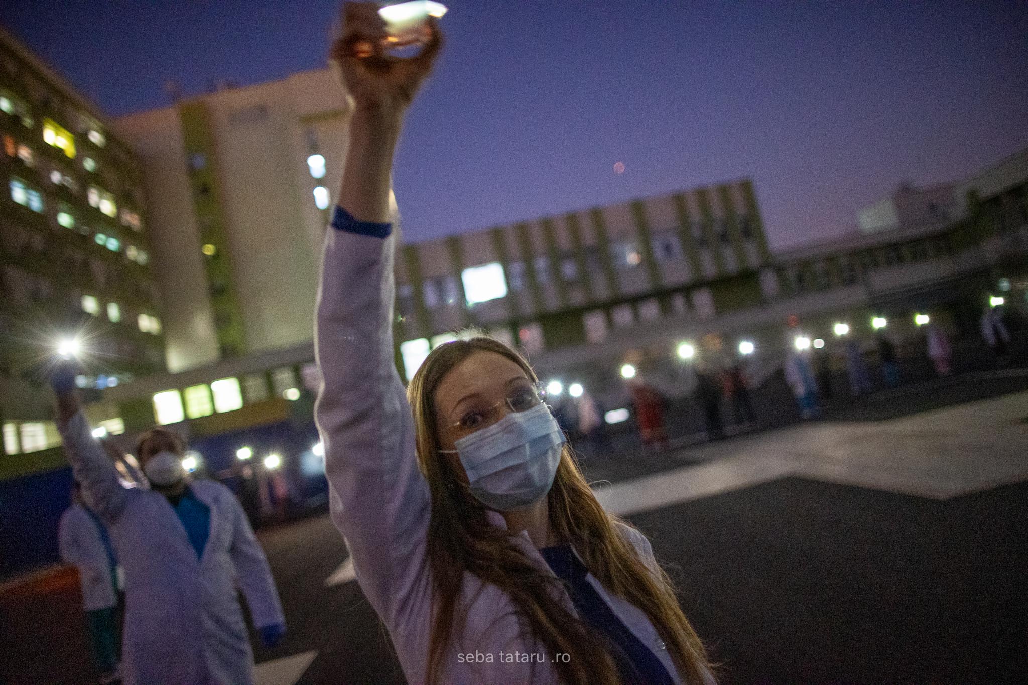Polițiștii vor porni luminile girofarelor în fața Spitalul de Boli Infecțioase „Victor Babeș” din Timișoara, în semn de solidaritate cu cadrele medicale
