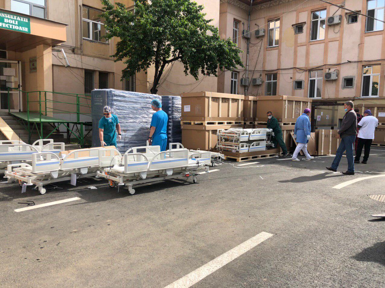 Peste 100 de paturi pentru secțiile de Boli Infecțioase ale Spitalului din Timișoara aflat în prima linie în lupta cu Covid-19