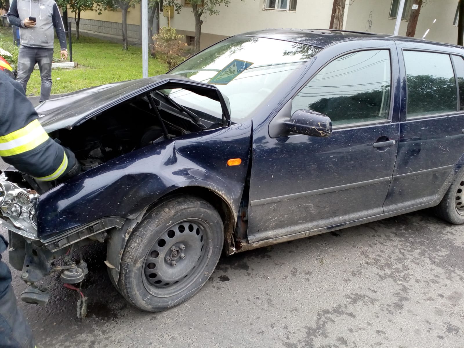 Accident rutier pe strada Mătăsarilor din Timișoara