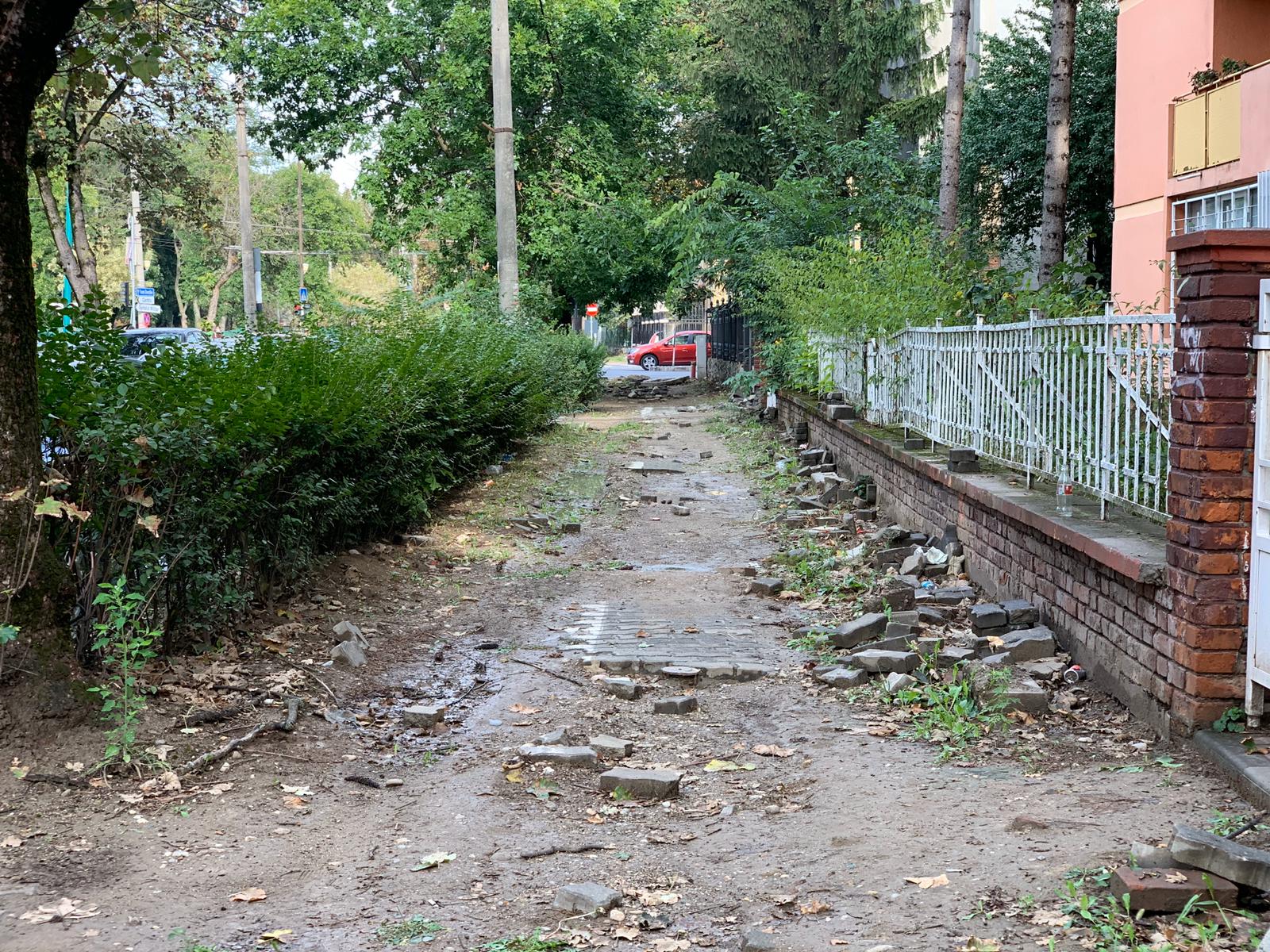 trotuare noroaie bd. mihai eminescu 6