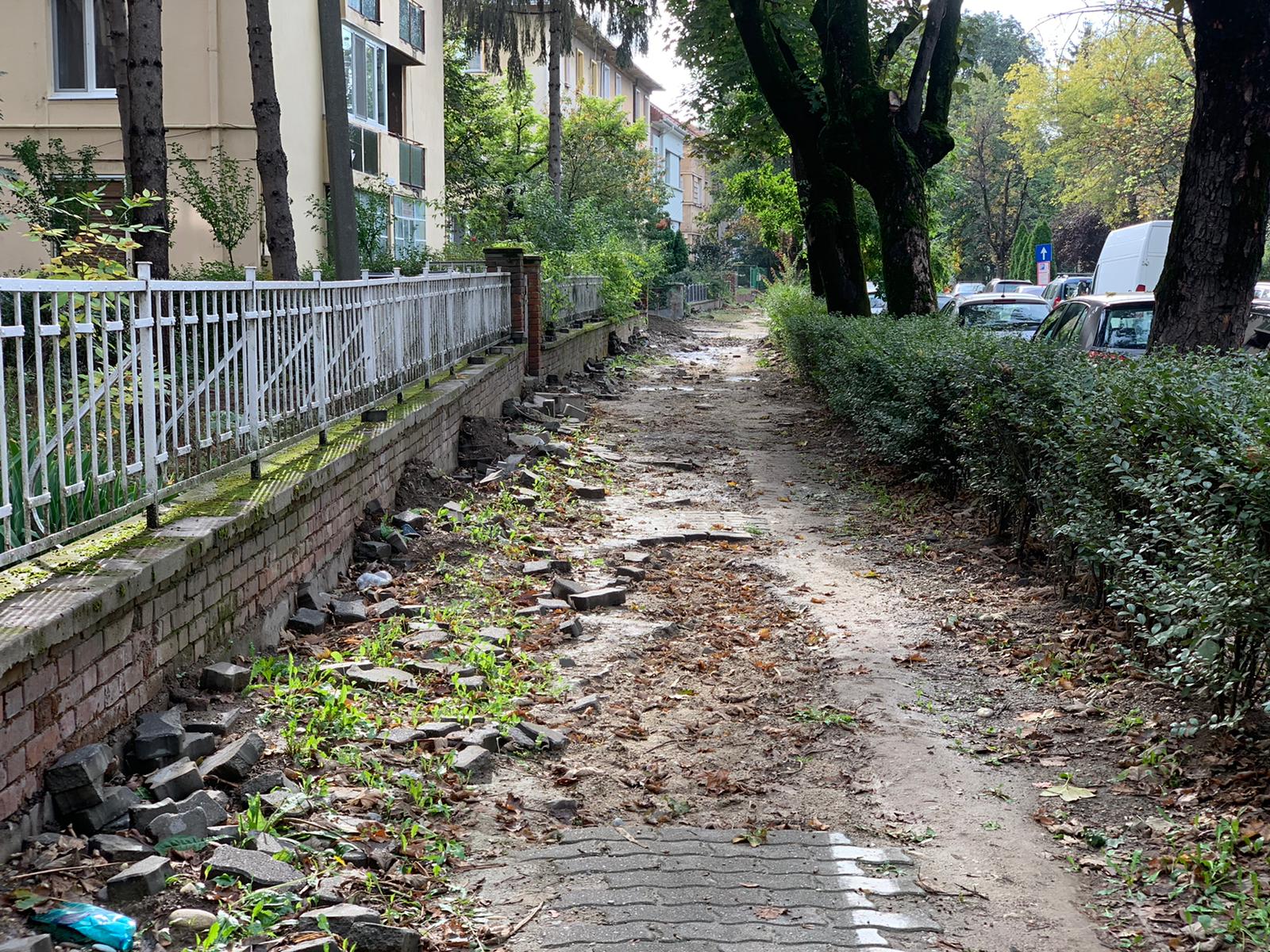 trotuare noroaie bd. mihai eminescu 8