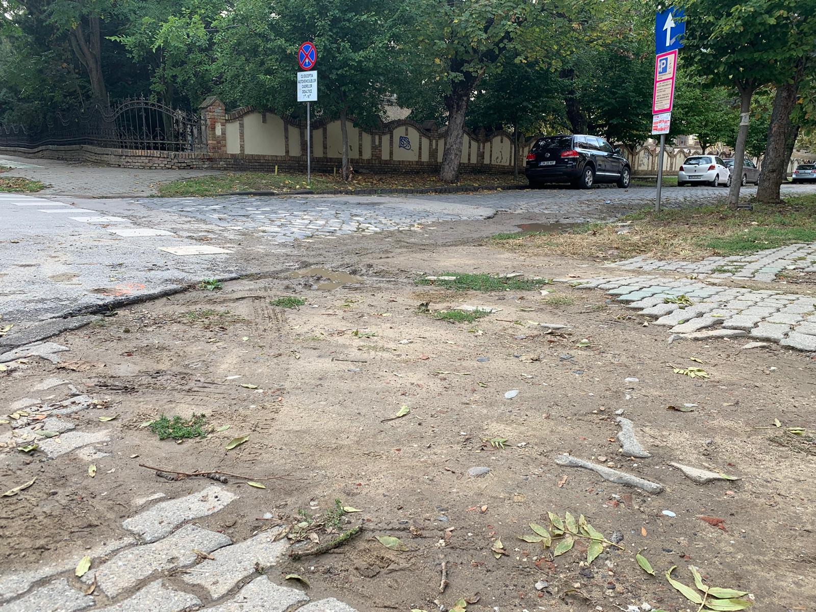 trotuare noroaie bd. mihai eminescu 9