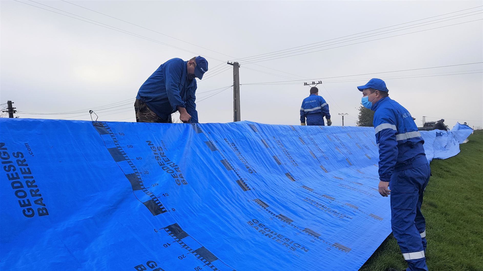 Interventie ABAB-montare baraj AquaStop3-