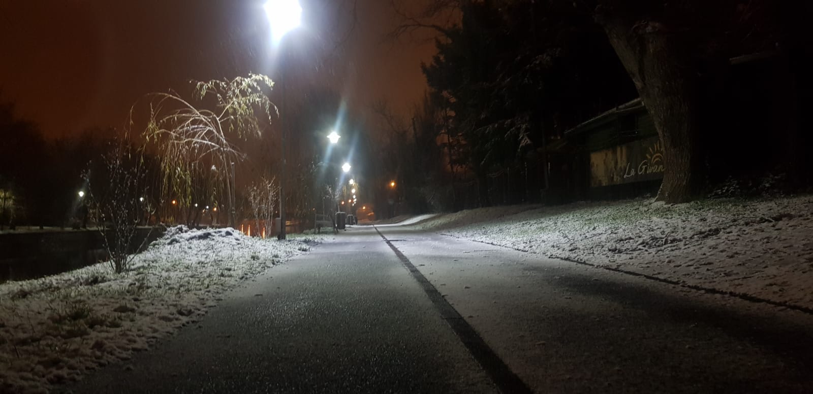 Prima ninsoare, la Timișoara