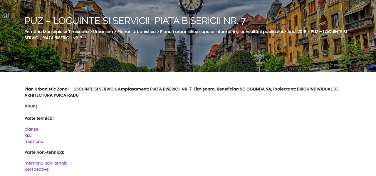 piata bisericii 7 PUZ 2018 elisabetin1