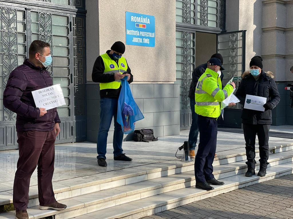 Protest politisti prefectura (2)