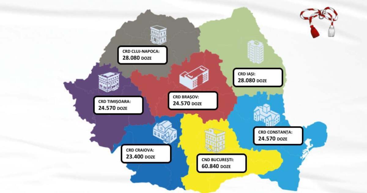 Peste 24.000 de doze de vaccin Pfizer au sosit luni, la Timișoara