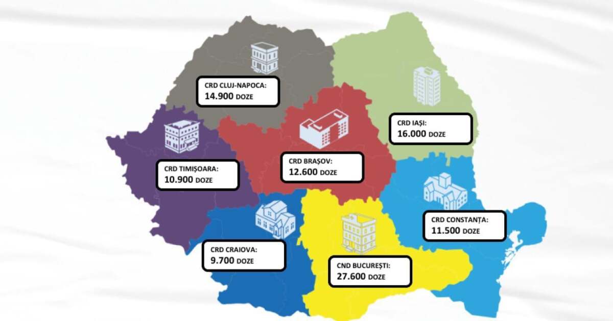 A patra tranșă AstraZeneca: aproape 11.000 de doze la Timișoara