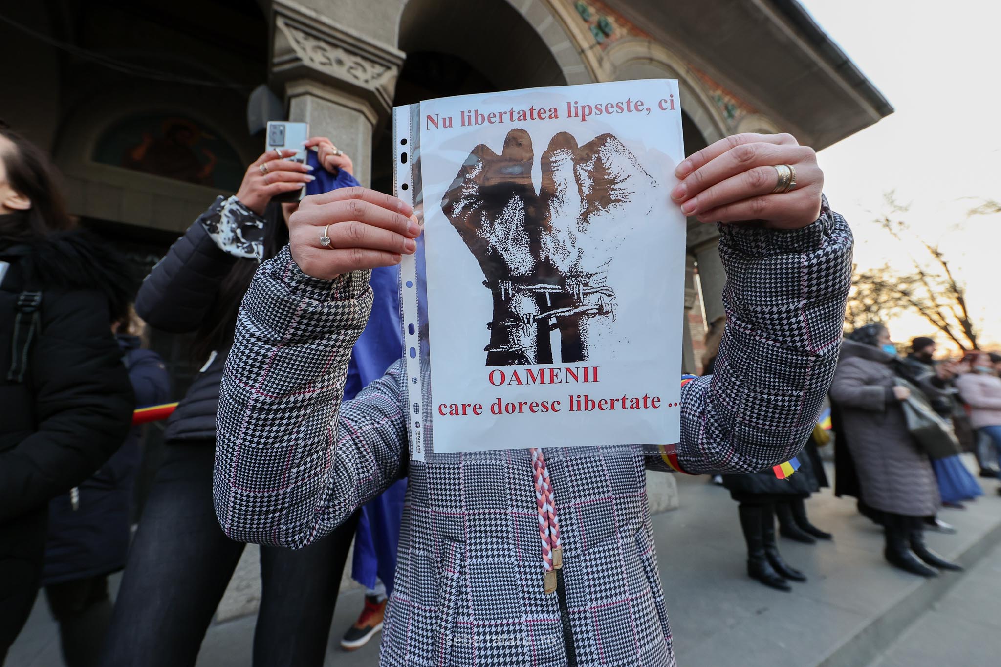 Protest Timișoara anti carantină. Sursă foto - Seba Tătaru (9)