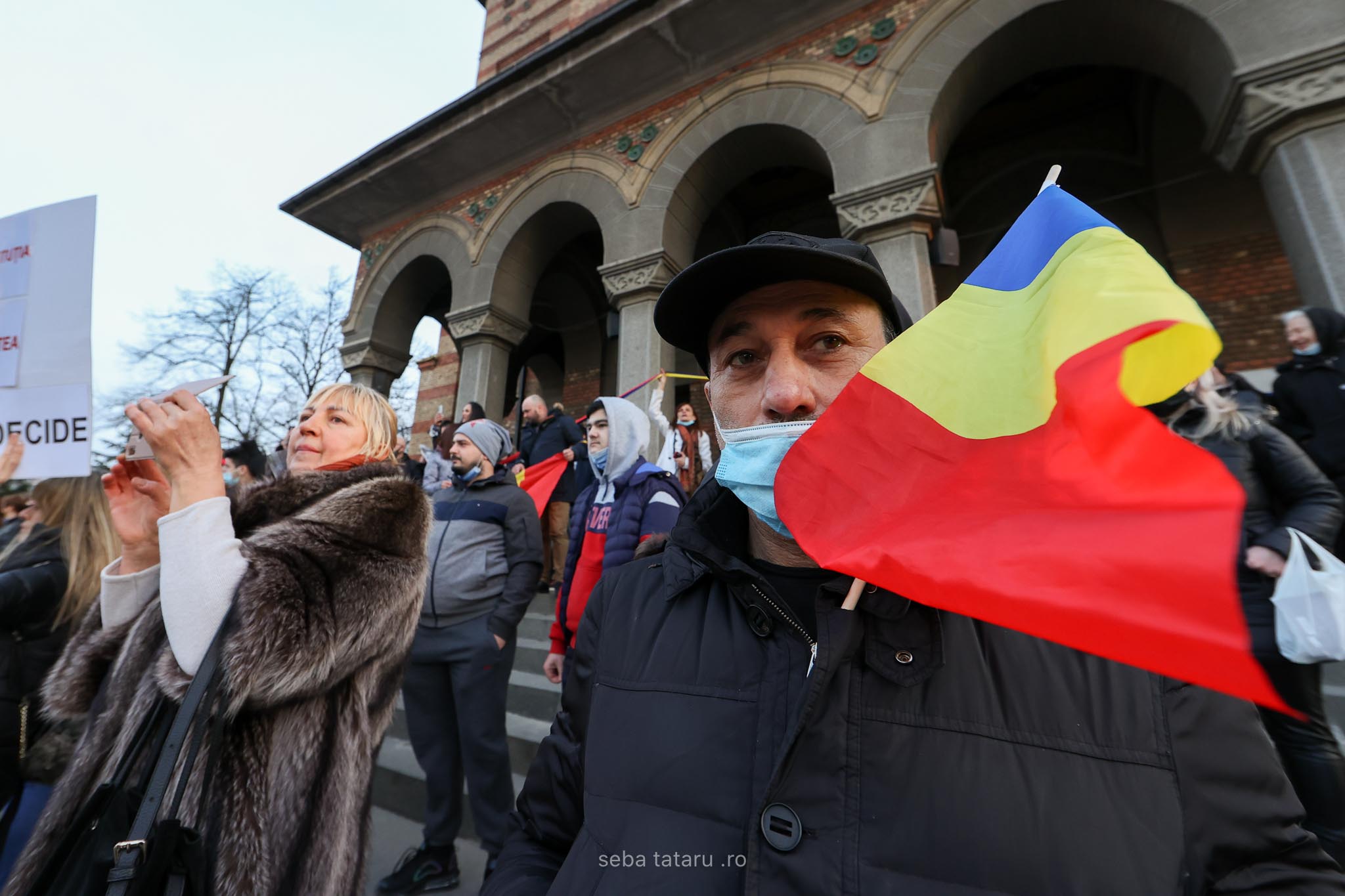 Protest Timișoara anti carantină. Sursă foto - Seba Tătaru (10)