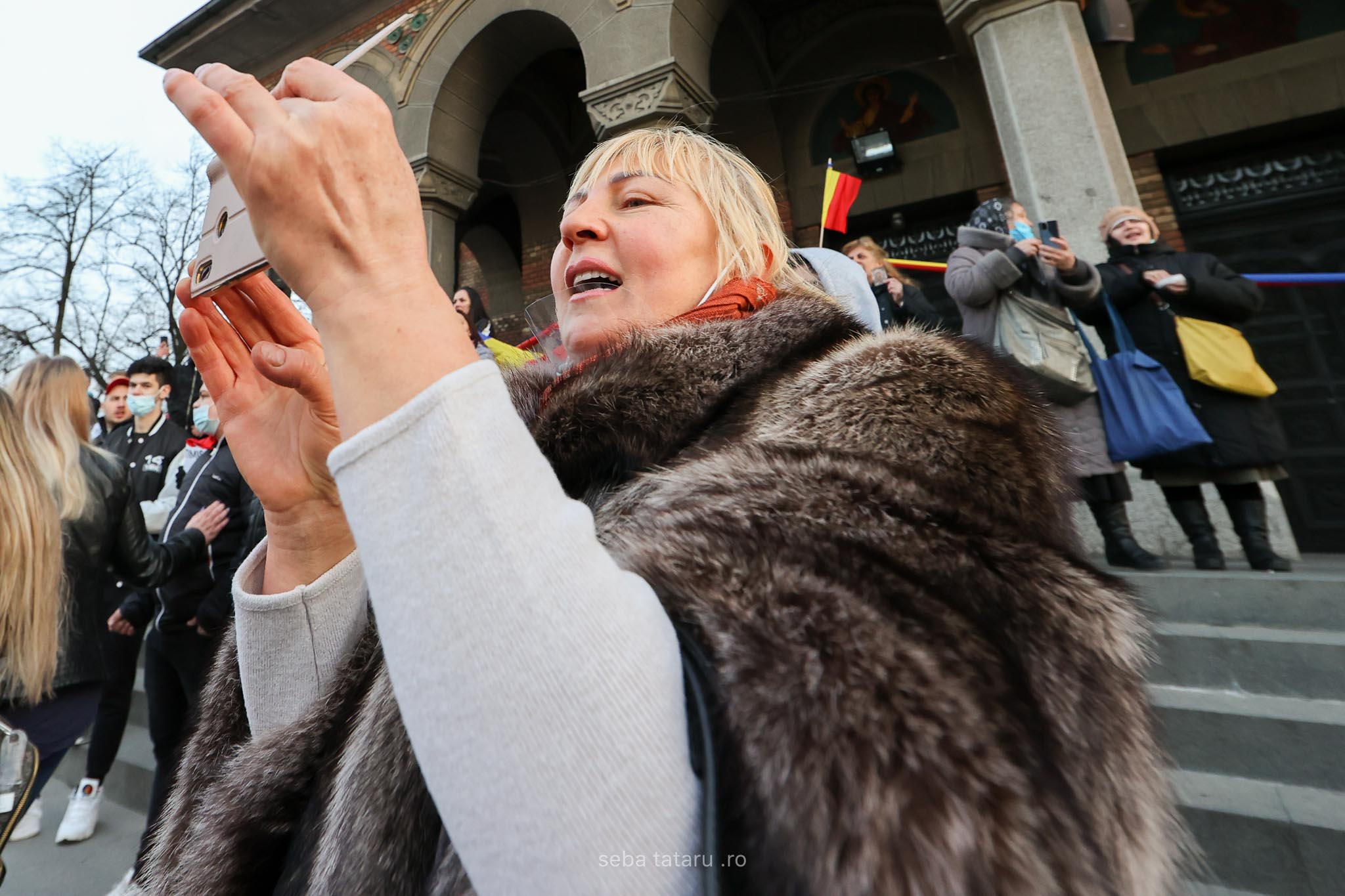 Protest Timișoara anti carantină. Sursă foto - Seba Tătaru (11)