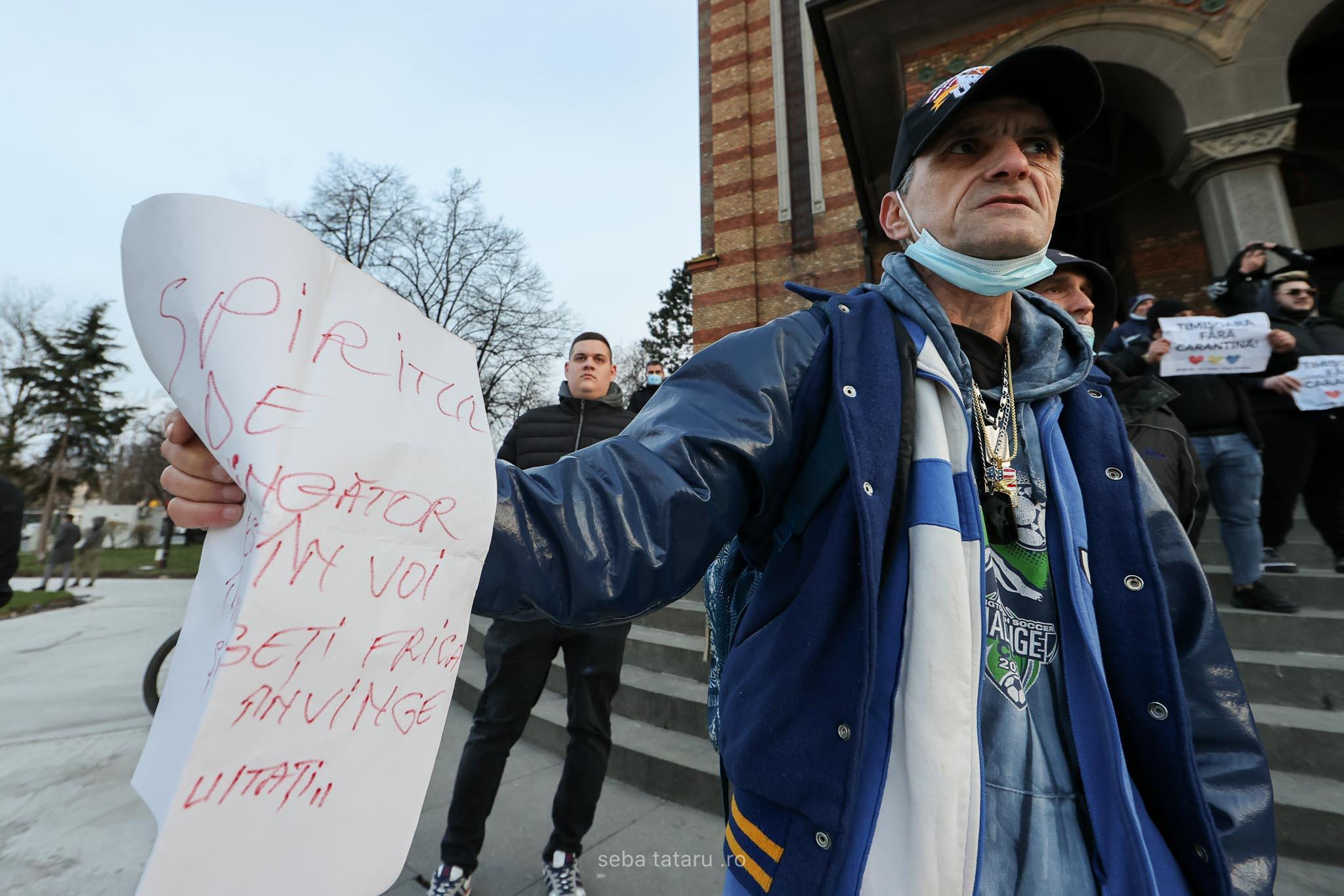 Protest Timișoara anti carantină. Sursă foto - Seba Tătaru (15)
