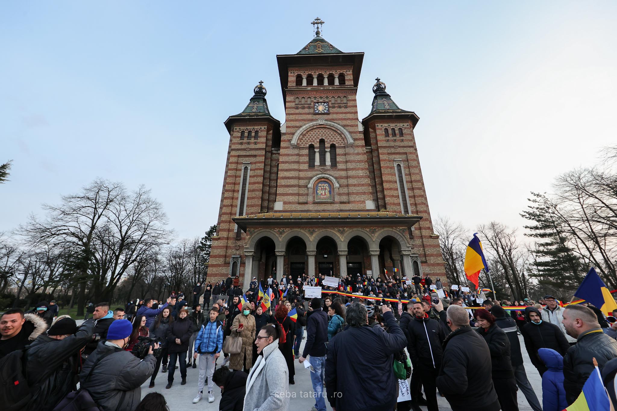 Protest Timișoara anti carantină. Sursă foto - Seba Tătaru (19)