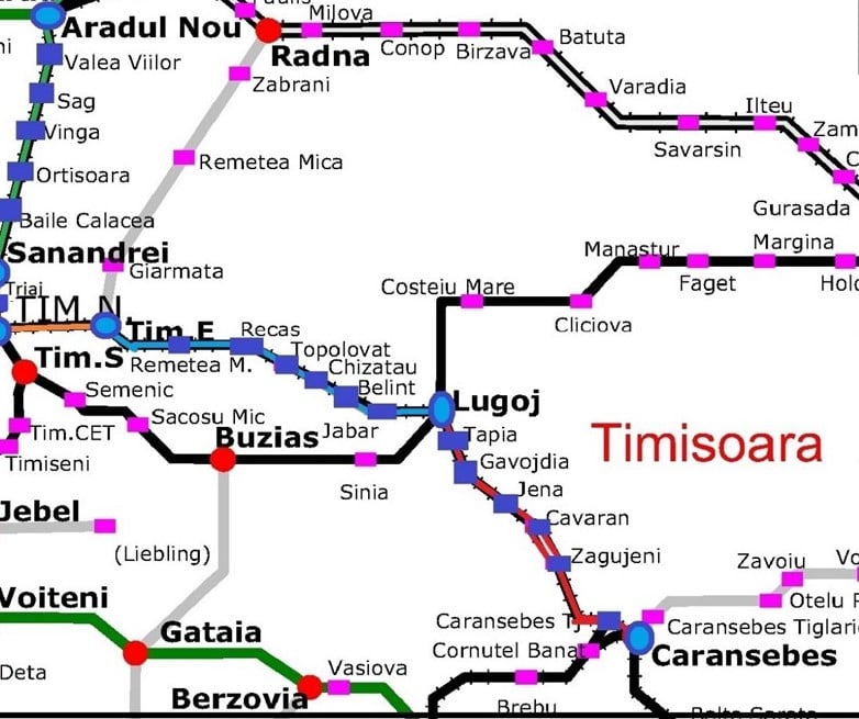 cfr caransebes timisoara cale ferata reabilitare linii tren