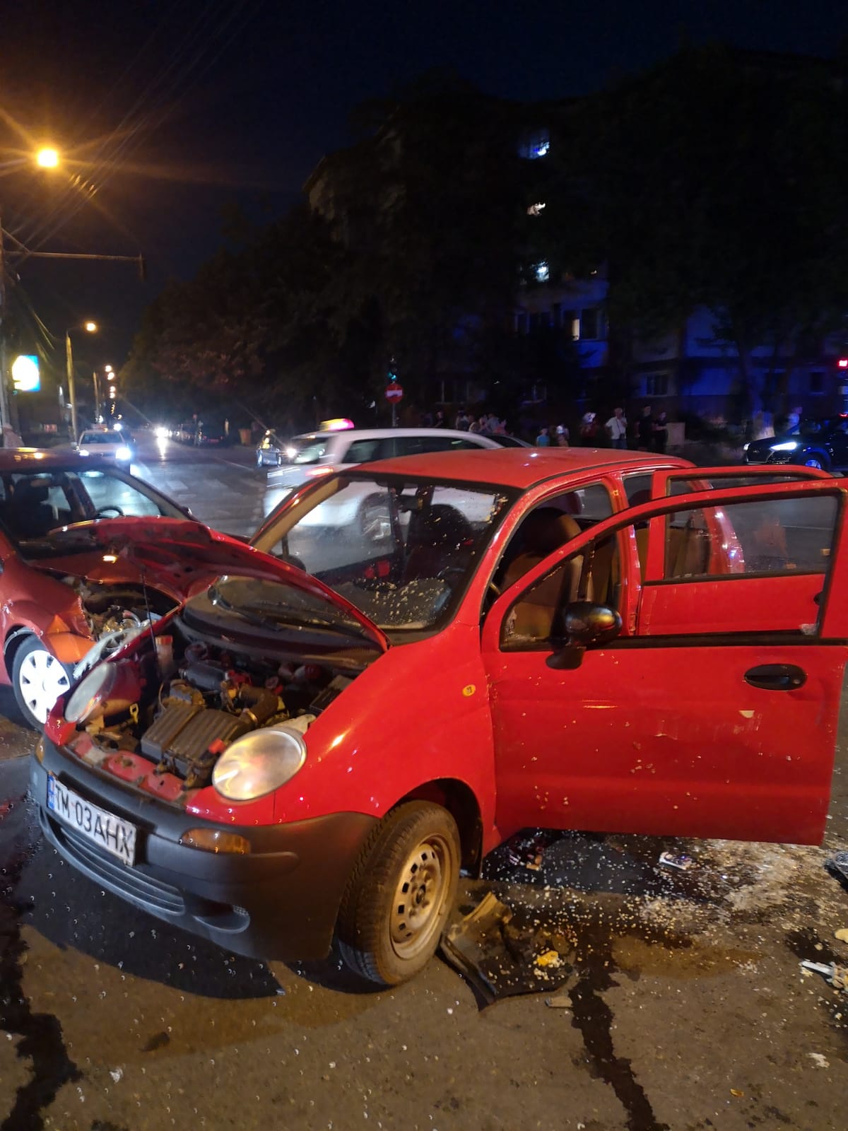 Doi șoferi beți au făcut accident, la Timișoara