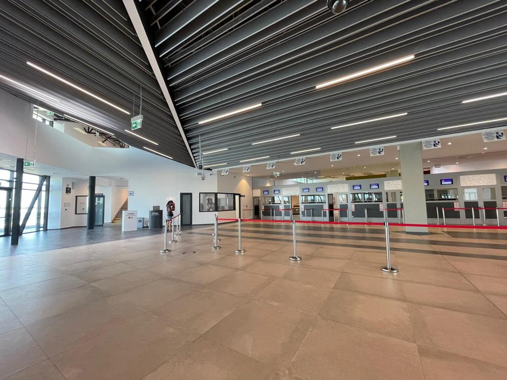 Noul terminal de Sosiri Externe de la Aeroportul Timișoara