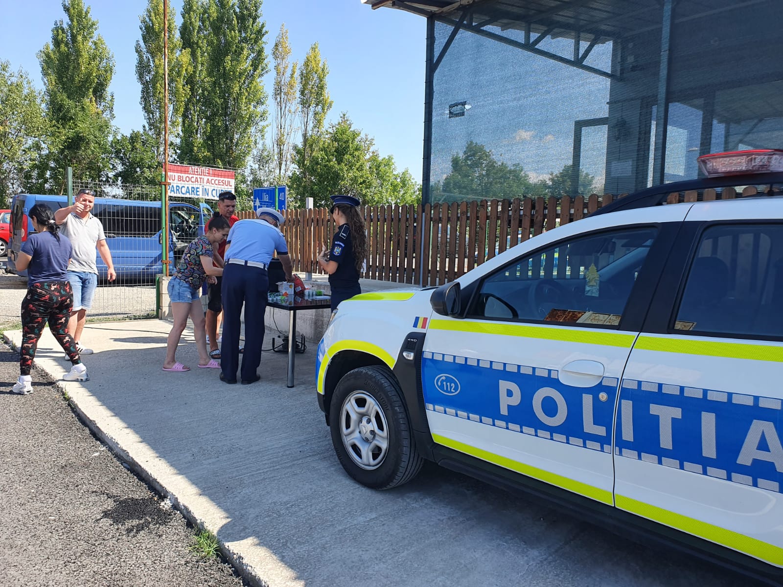 politia autostrada pauza cafea