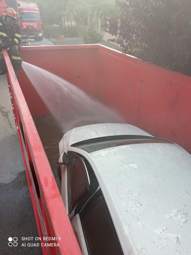 incendiu masina electrica