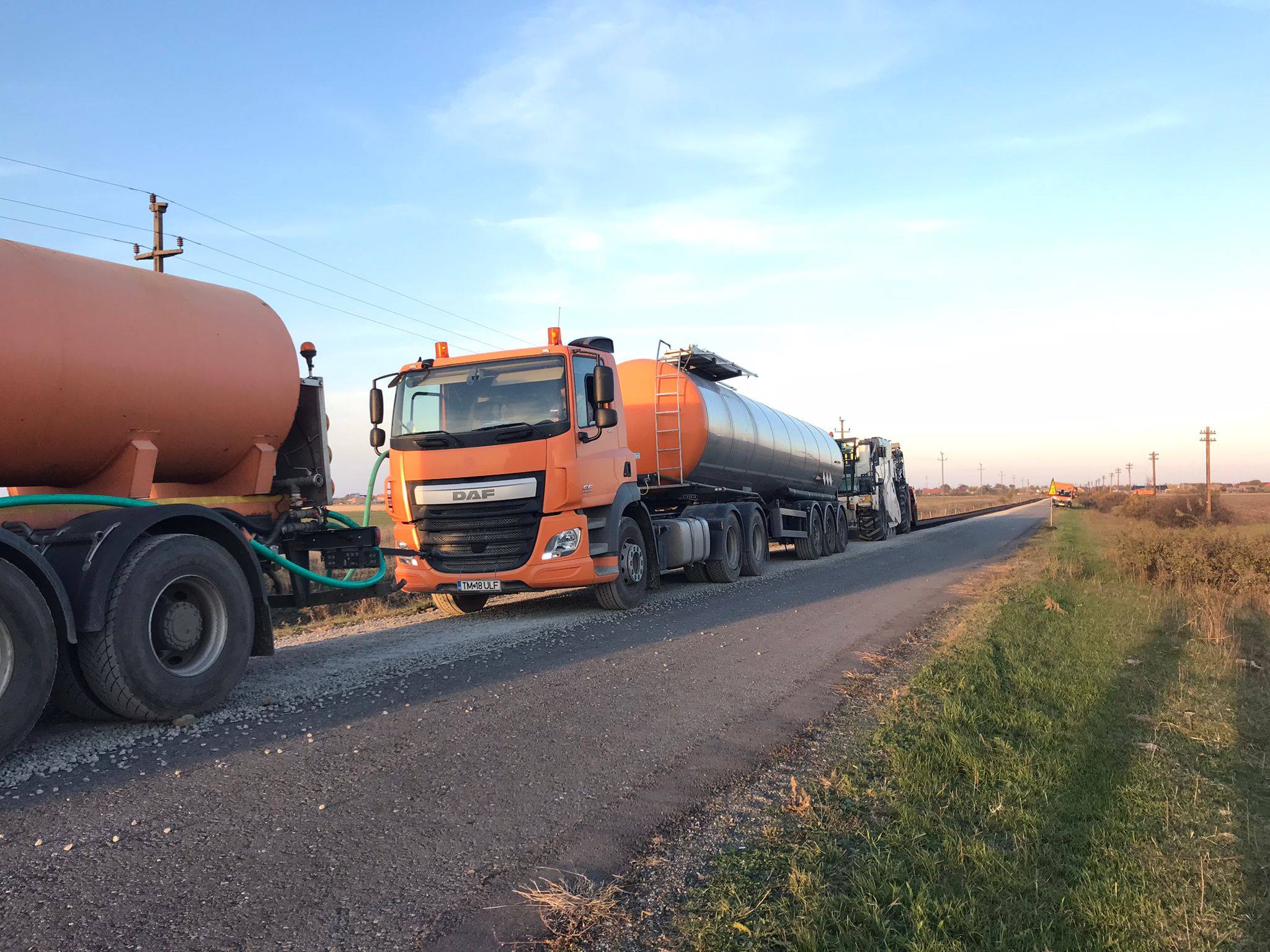 Lucrări de reciclare in situ de la Vălcani spre frontiera cu Serbia (5)