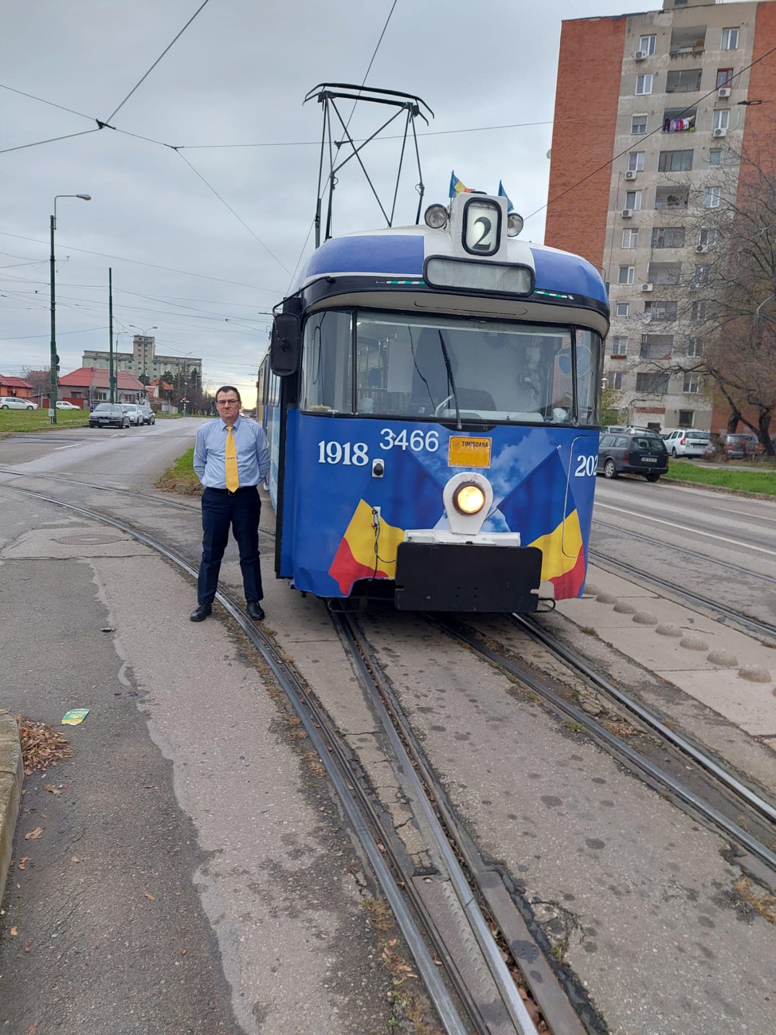 tramvai personalizat steagul romaniei stpt 2