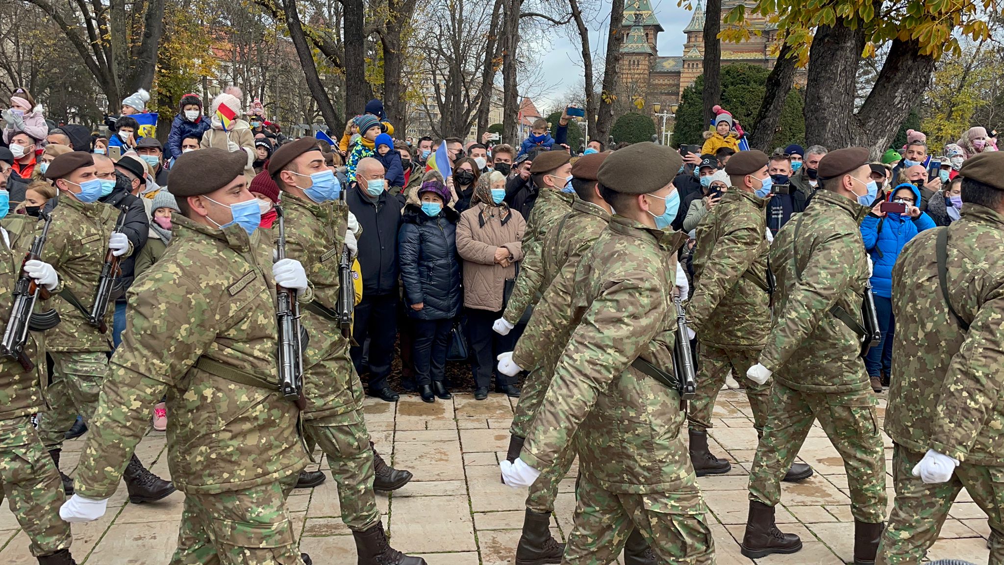 ceremonie 1 decembrie 2021 parada parcul central 6