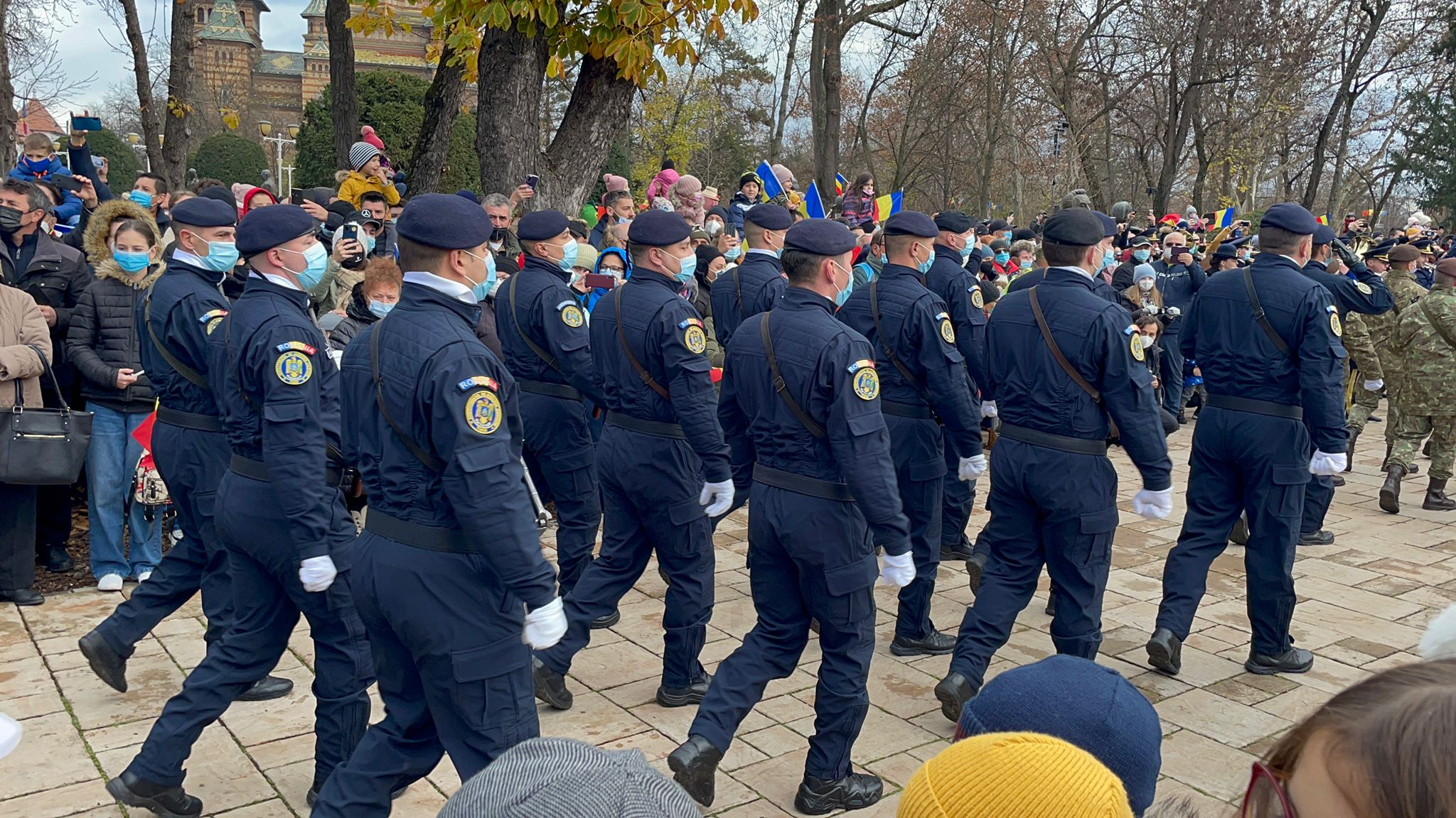 ceremonie 1 decembrie 2021 parada parcul central 7