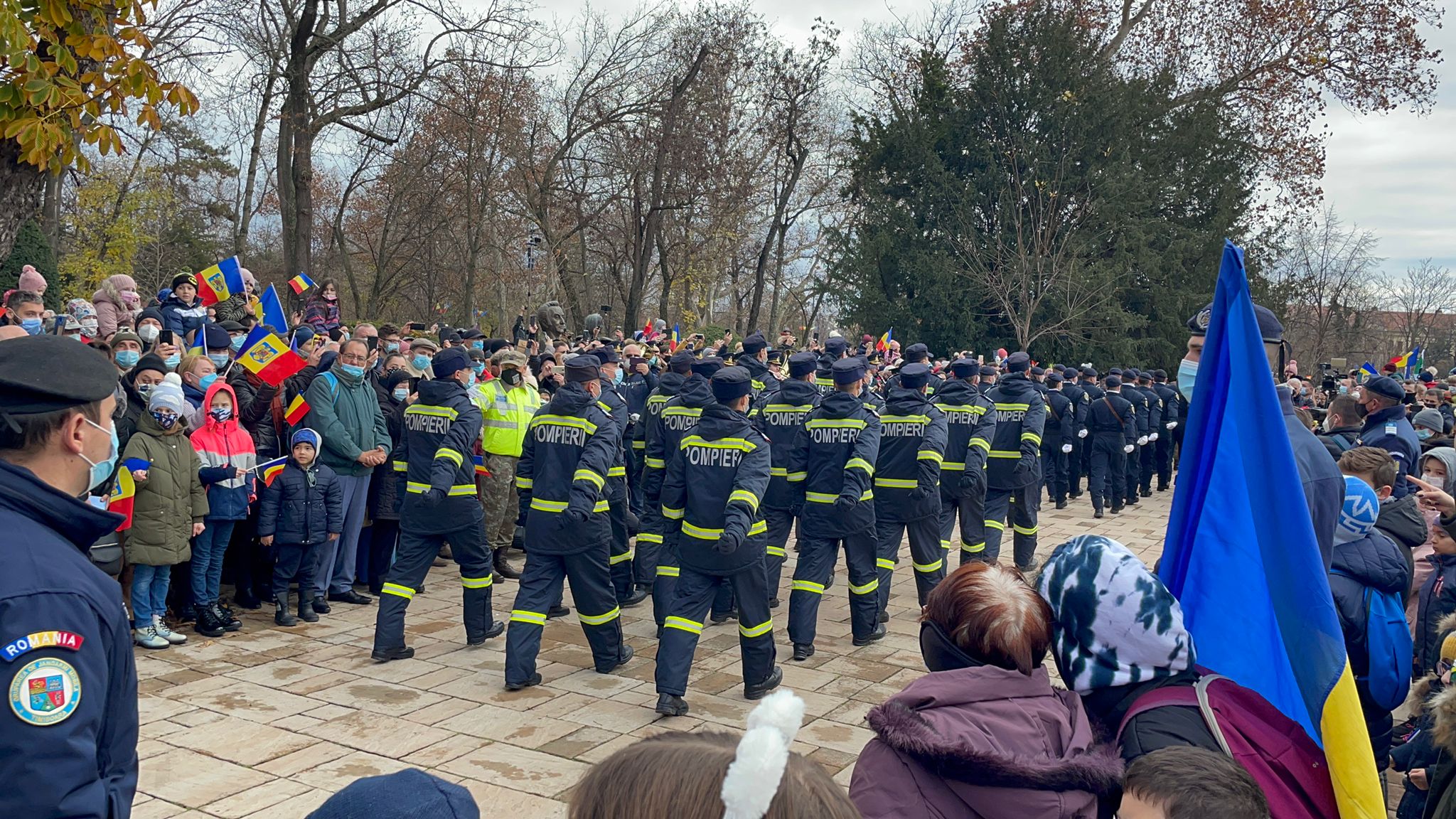 ceremonie 1 decembrie 2021 parada parcul central 15