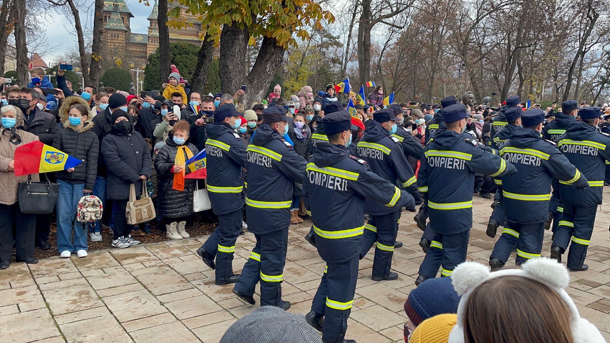 ceremonie 1 decembrie 2021 parada parcul central 17