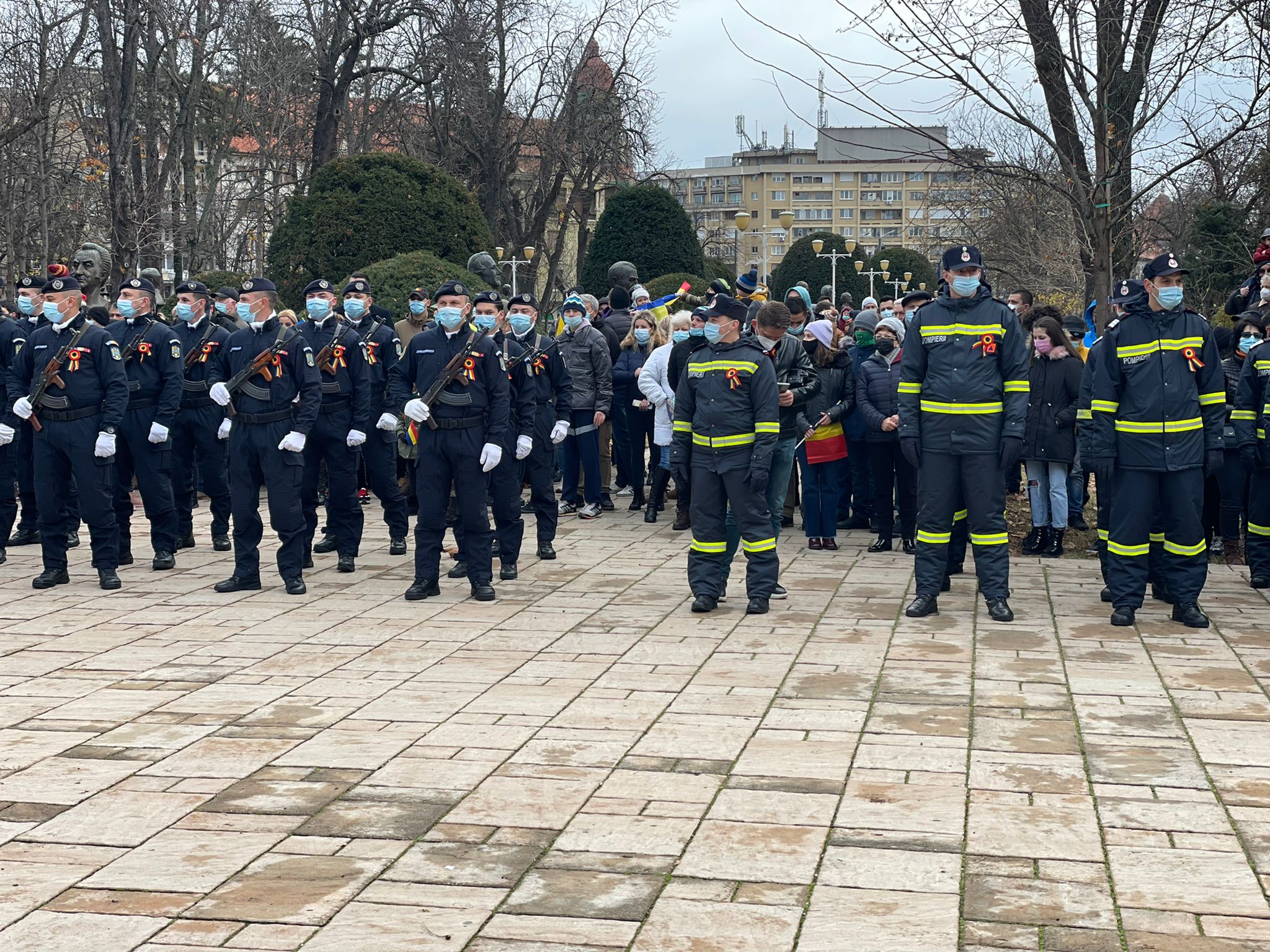 ceremonie 1 decembrie 2021 parada parcul central 20