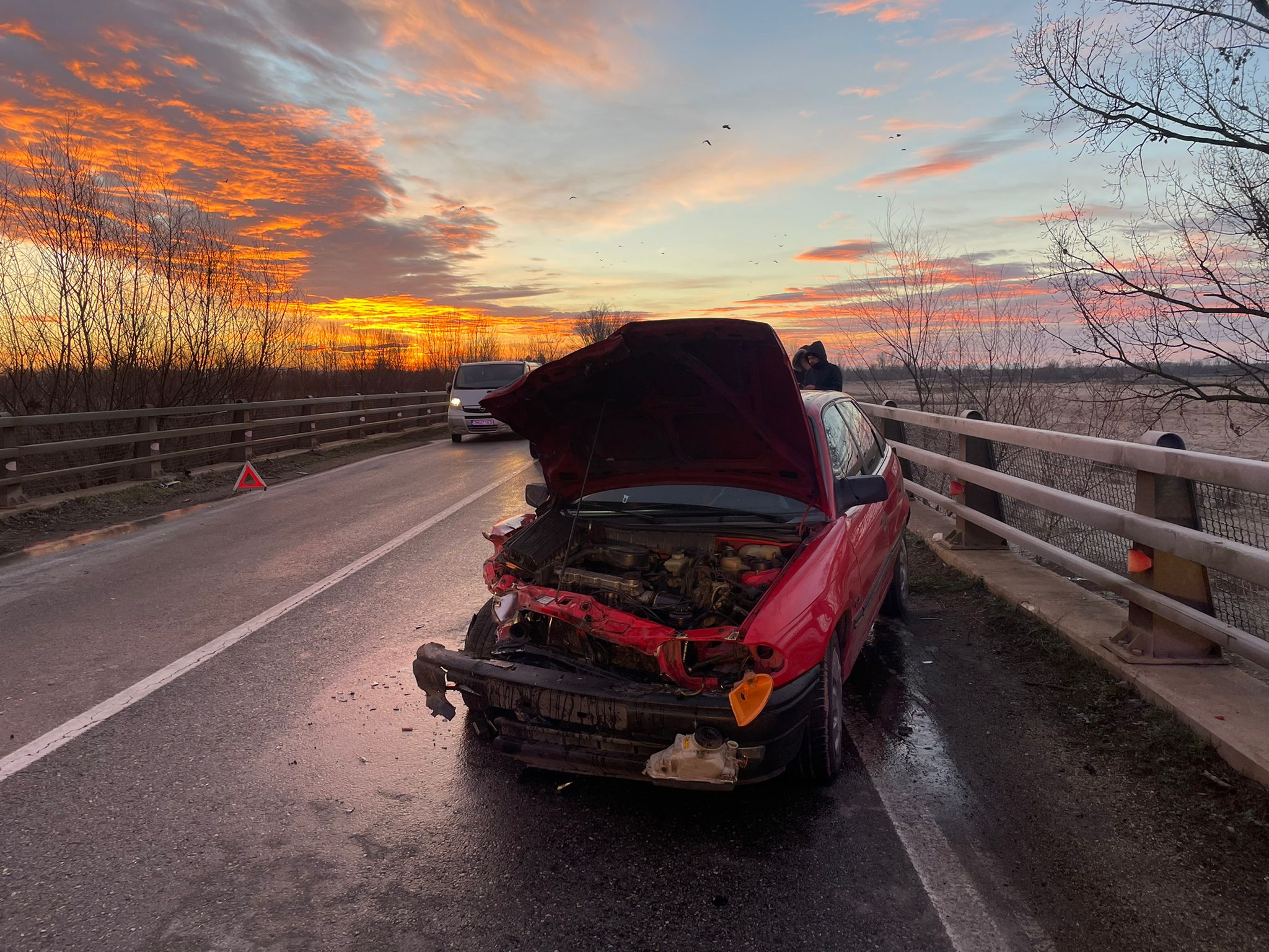 accident albina pod polei