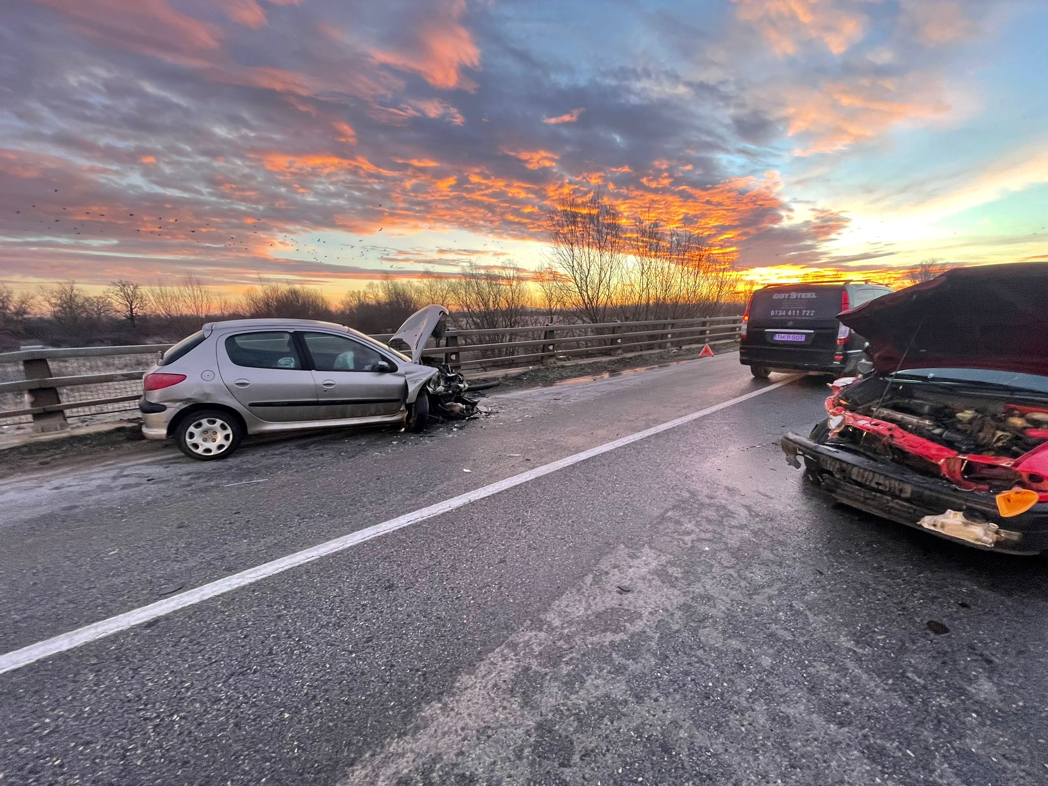 accident albina pod polei