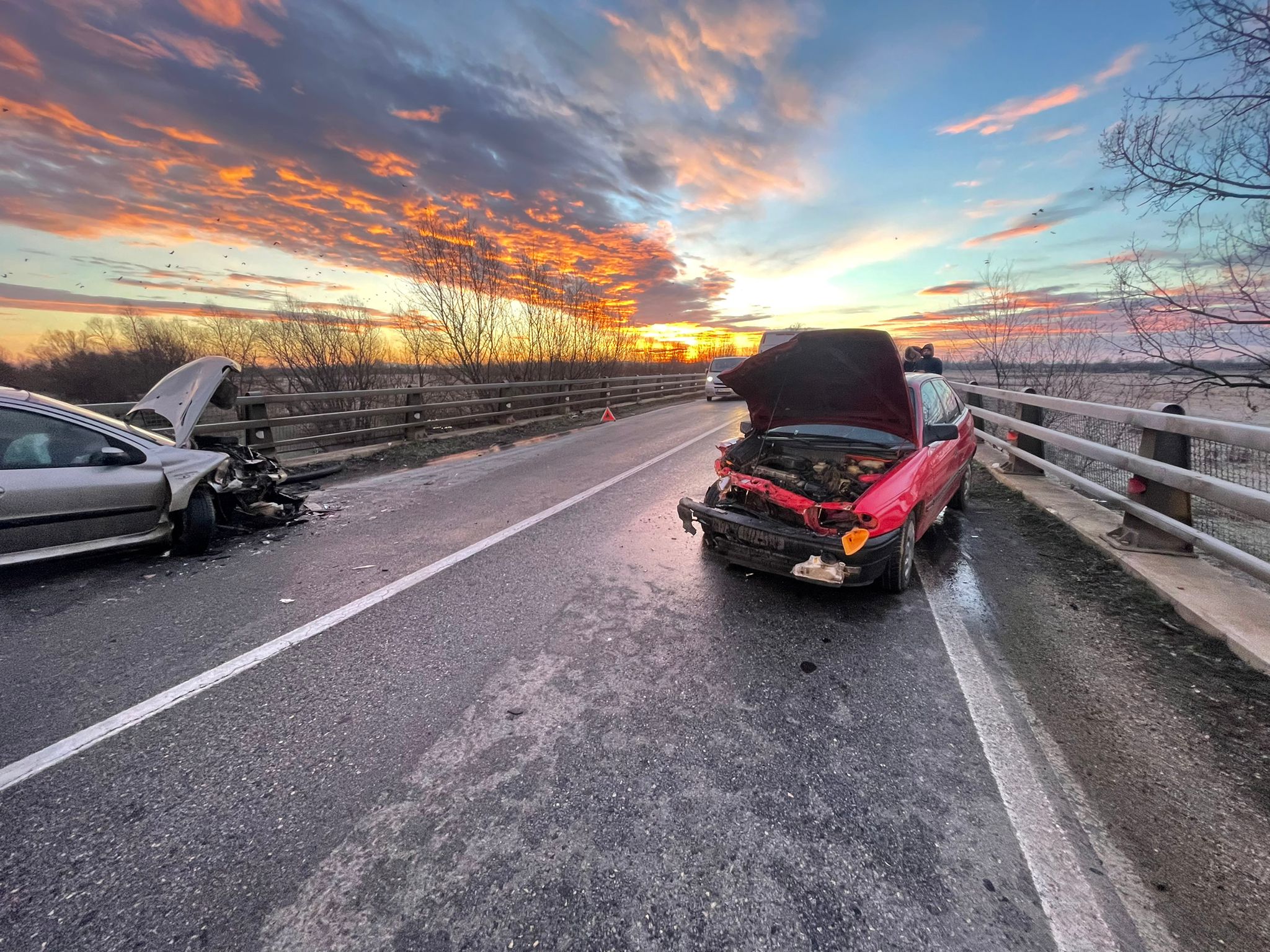 accident albina pod polei