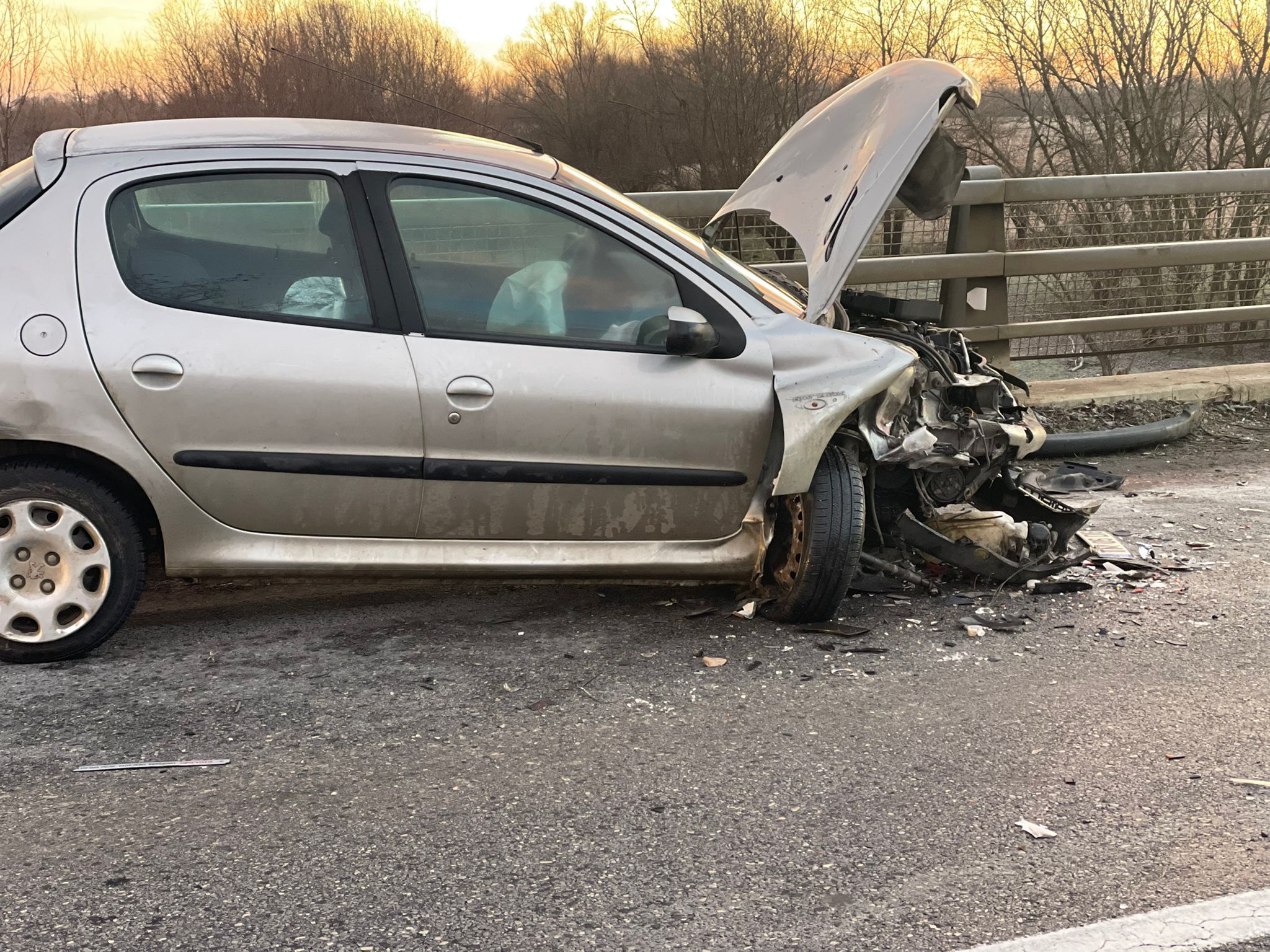 accident albina pod polei