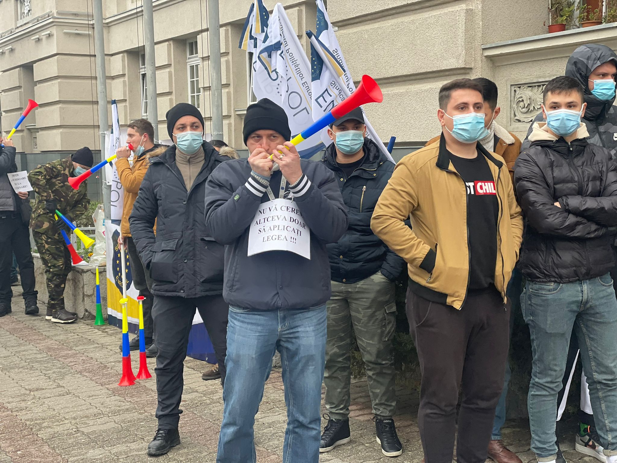 protest politisti europol