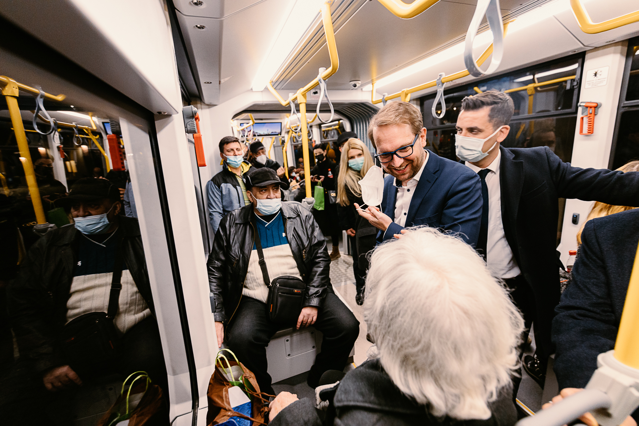 inaugurare tramvai bozankaya dec 2021 foto petru cojocaru 36