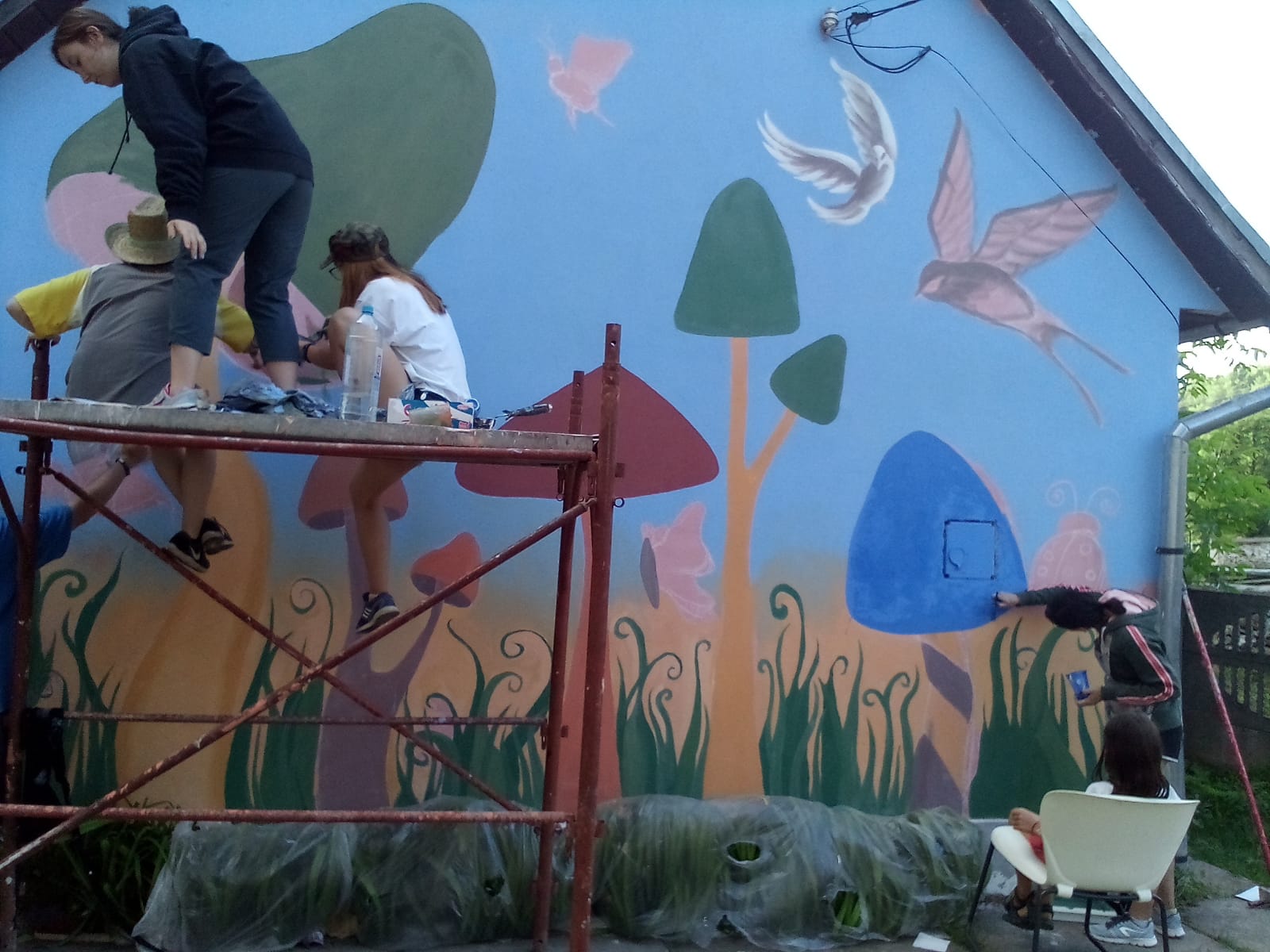 gradinita Farasesti color the village (6)