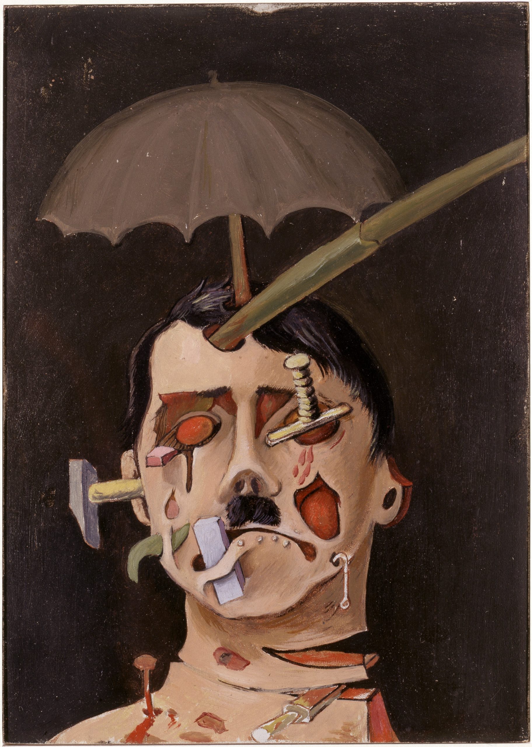 V. BRAUNER, Hitler, 1934. Don de Mme Aube Breton Elléouët, 2003. © Adagp, Paris © Centre Pompidou, MNAM-CCI - Philippe Migeat - Dist. RMN-GP_1