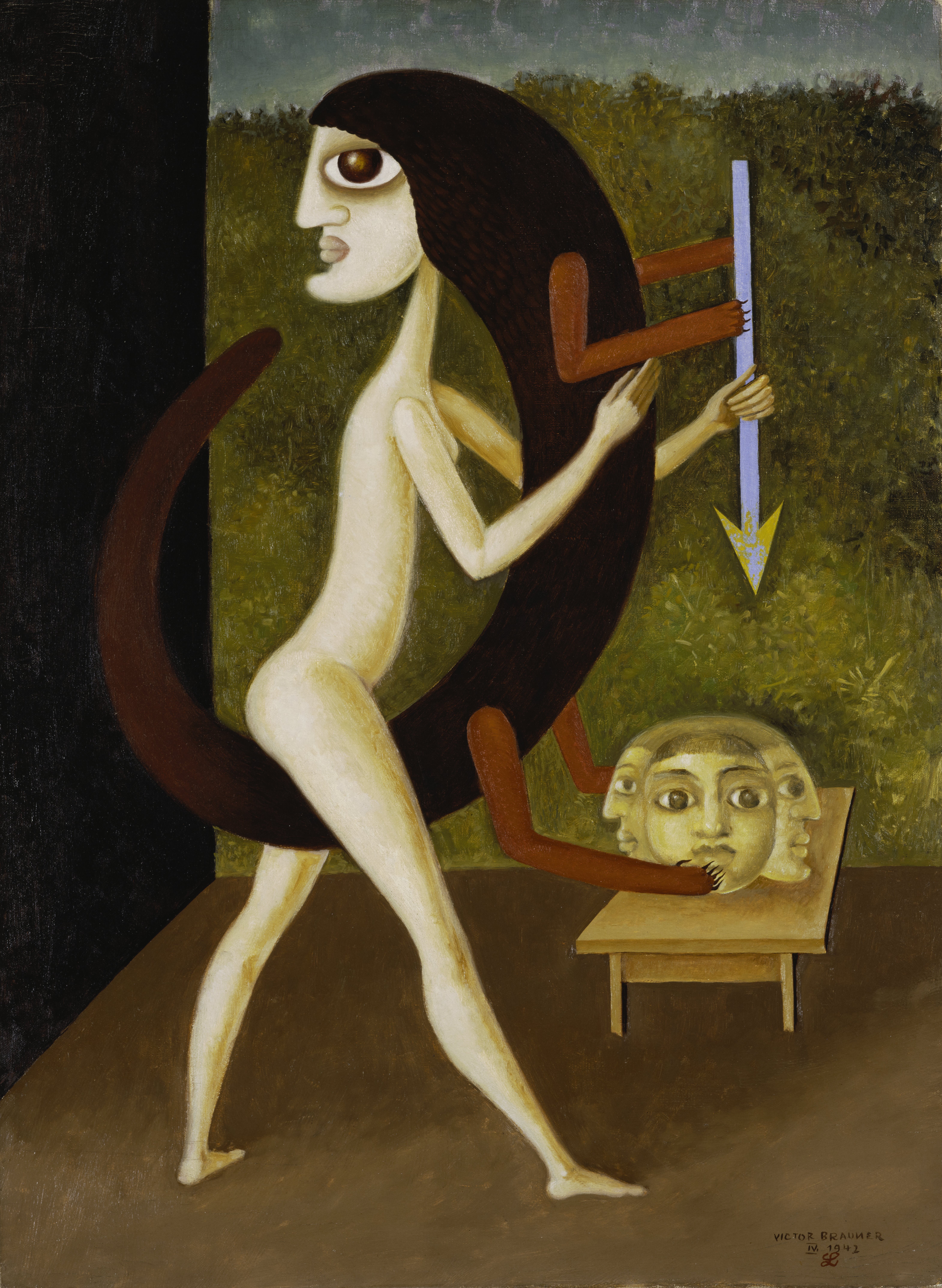 V. BRAUNER, Stable instable, plaine de Théus, 1942. Achat de l’Etat français, 1951. © Adagp, Paris © Centre Pompidou, MNAM-CCI - Service doc photo_1