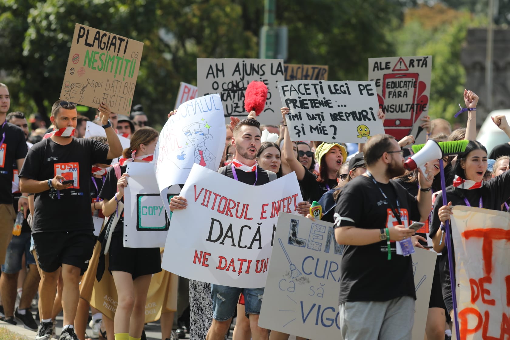 Protest studenți Timișoara