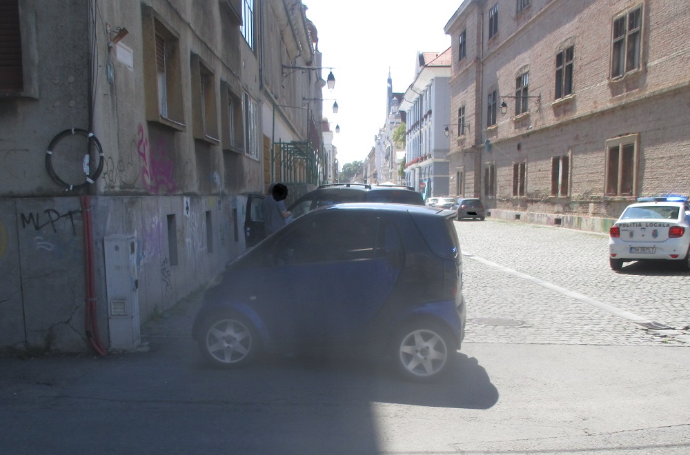 masini ridicate pietonala