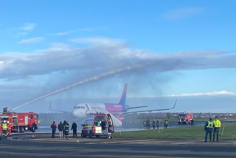 exercitiu bomba traian vuia aeroport