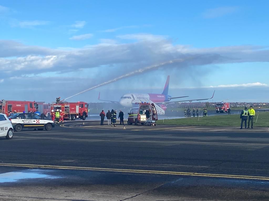 exercitiu bomba traian vuia aeroport