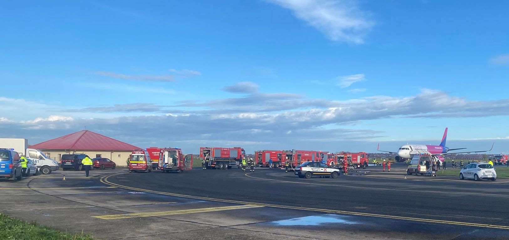 exercitiu bomba traian vuia aeroport