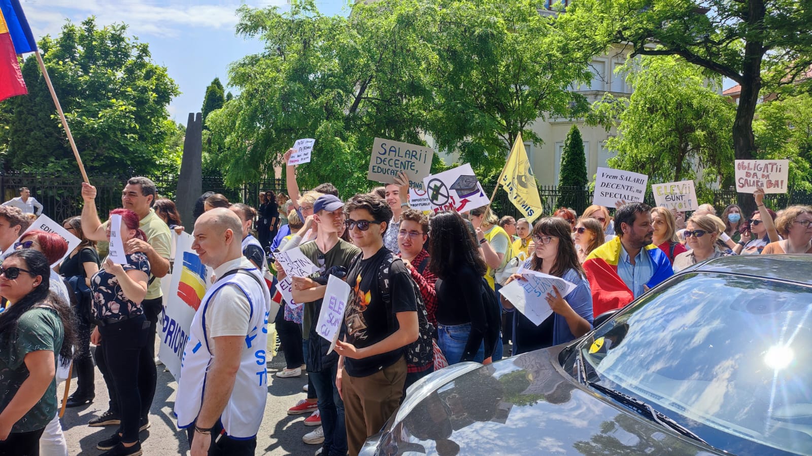 Protest profesori Timișoara