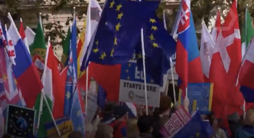 Mii de persoane au protestat pro-UE la Londra
