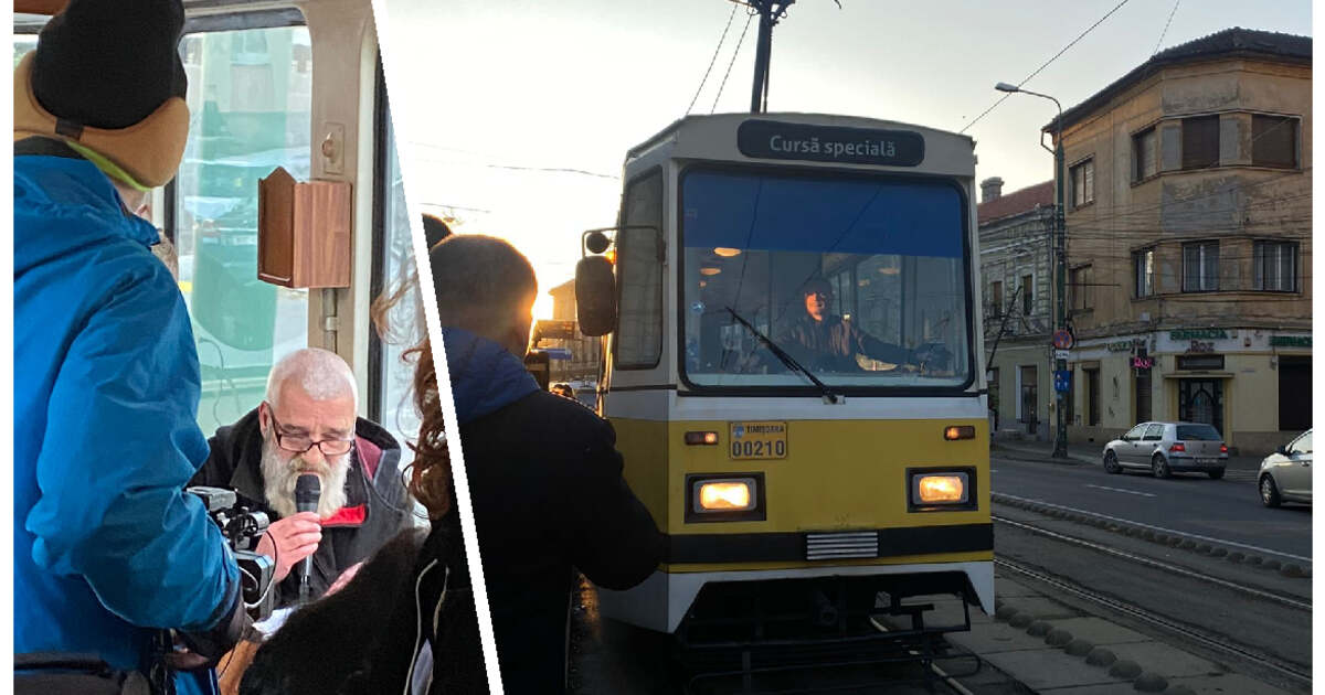 Poezia și Revoluția într-o călătorie cu tramvaiul prin Timișoara - GALERIE FOTO Poezia și Revoluția într-o călătorie cu tramvaiul prin Timișoara - GALERIE FOTO