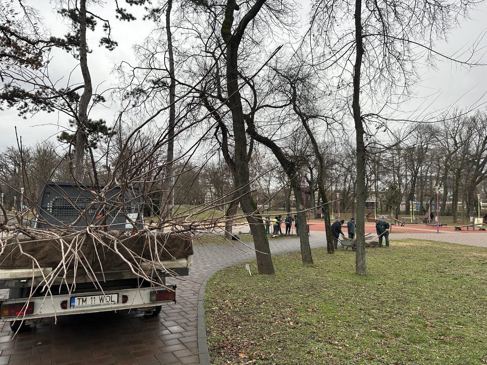 curățenie parcul copiilor